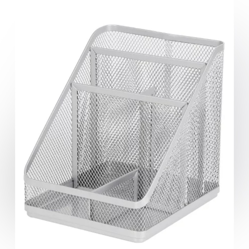 Brightroom Silver Mesh Desk Organizer